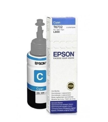 מיכל דיו ציאן/כחול‏ Epson T6732 אפסון מקורי
