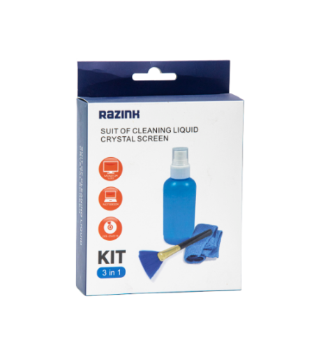 ערכת ניקוי למסכים דקים RAZINK