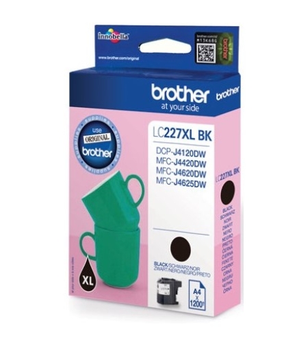 ‏ראש דיו ‏שחור Brother LC227XLBK מקורי