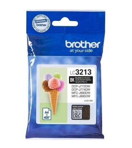 ‏ראש דיו שחור Brother LC3213BK מקורי