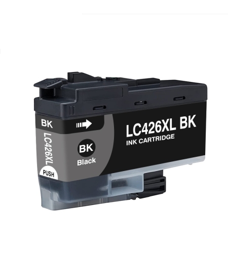 ‏ראש דיו שחור Brother LC426XLBK תואם