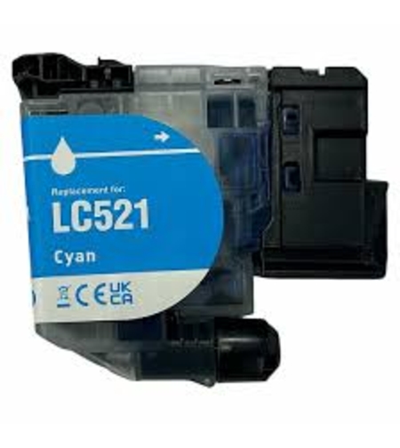 LC521C ראש דיו כחול תואם Brother