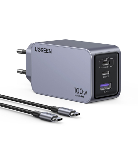 מטען קיר UGREEN NEXODE PRO 100W GAN