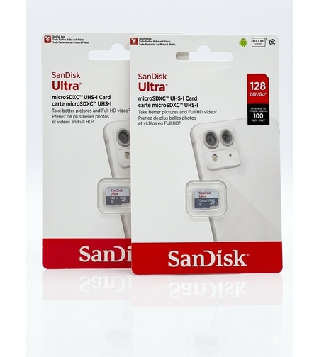 כרטיס זיכרון SanDisk Micro SD 128GB