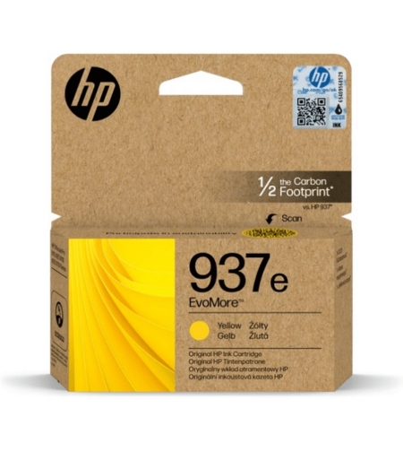 ראש דיו צהוב HP 937e XL 4S6W8NE מקורי