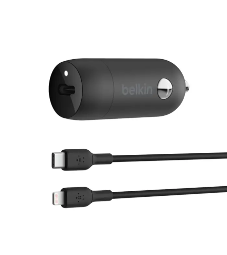 Belkin מטען BOOST CHARGE 30W USB-C PD עם כבל USB-C ל-Lightning