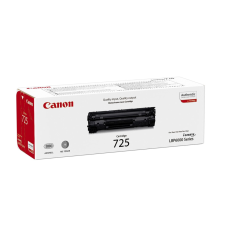‏טונר ‏שחור Canon CRG725 קנון מקורי