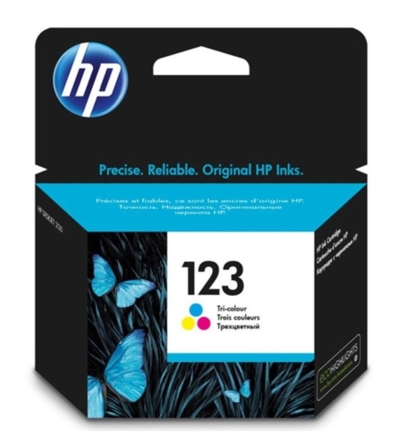 ‏ראש דיו ‏צבעוני HP 123 F6V16AE מקורי