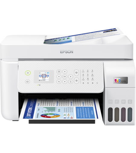 מדפסת ‏הזרקת דיו ‏משולבת Epson EcoTank L5296 אפסון