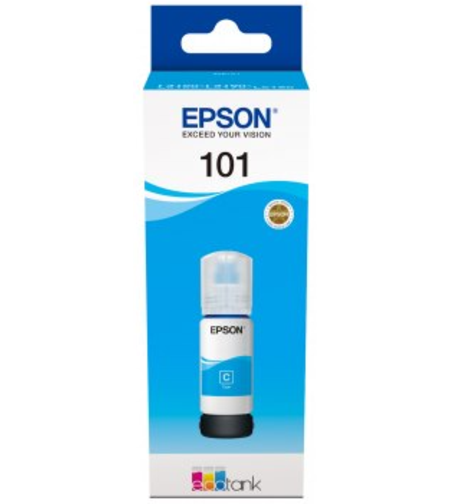 מיכל מילוי דיו כחול CYAN 101 EPSON C13T03V24A