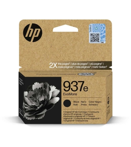 ראש דיו שחור HP 937e XL 4S6W9NE מקורי