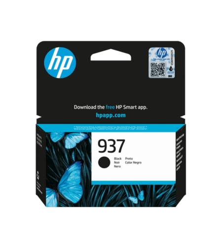 ראש דיו שחור HP 937 4S6W5NE מקורי