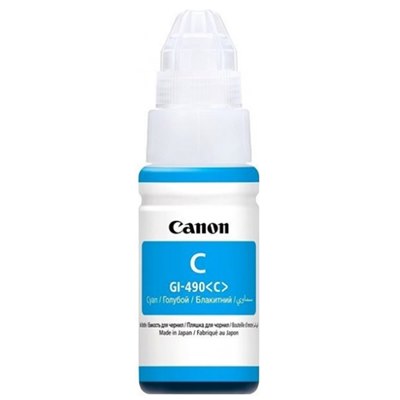 בקבוק דיו מקורי כחול Canon GI-490