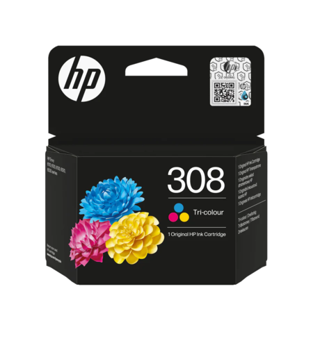 ראש דיו צבעוני מקורי HP 308 (7FP20UE)