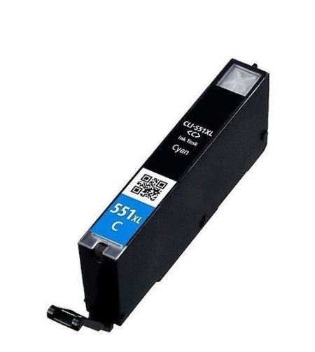‏ראש דיו ציאן/כחול Canon CLI551 XL קנון תואם
