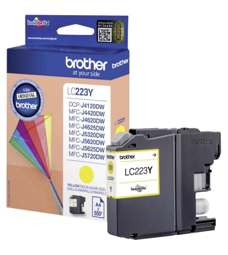 ‏ראש דיו ‏צהוב LC223Y צהוב Brother מקורי