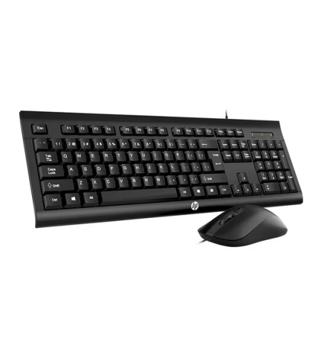 סט מקלדת ועכבר חוטי HP KM100