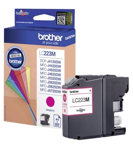 ‏ראש דיו מג'נטה/אדום‏ LC223M אדום Brother מקורי