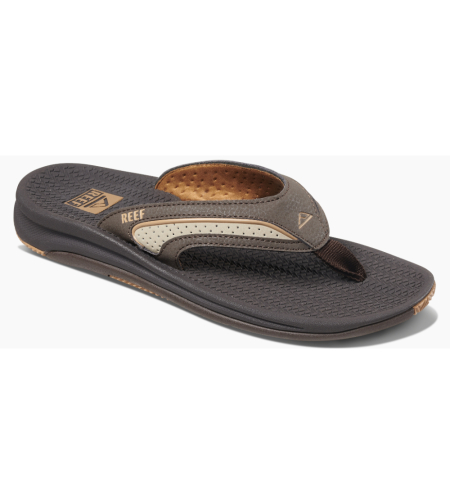 כפכפי גברים ריף REEF FLEX DARK BROWN TAN חום