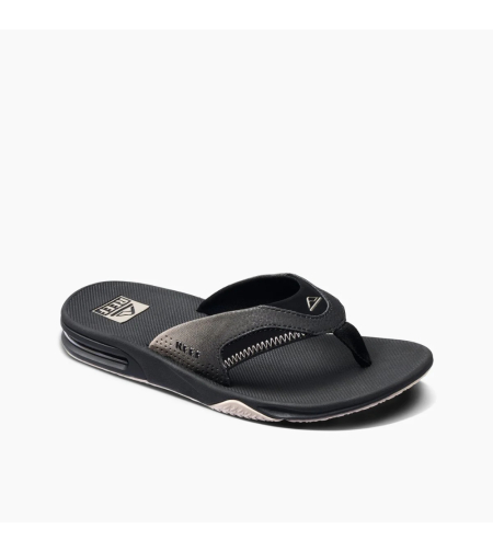 כפכפי גברים ריף  Reef Fanning  אפור שחור