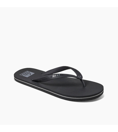 כפכפי גברים ריף שחור אפור REEF SEASIDE BLACK