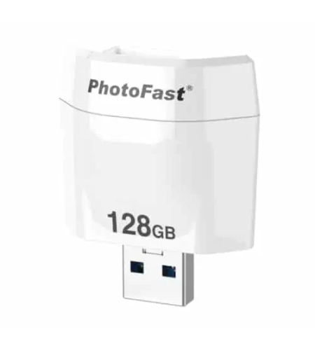 גיבוי קבצים נייד לאייפון בטעינה PhotoCube 128GB