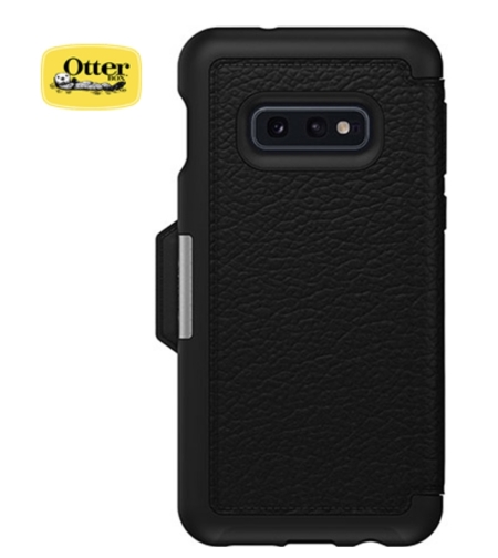 כיסוי OTTERBOX ל-GALAXY S10 E דגם STRADA (שחורׂׂׂ)