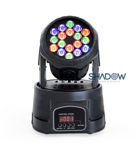 פנס מובינג לד -SHADOW L MOVING 18*3W