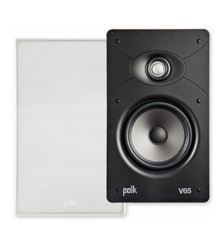 זוג רמקולים שקועים מלבניים דגם V65 תוצרת POLK AUDIO