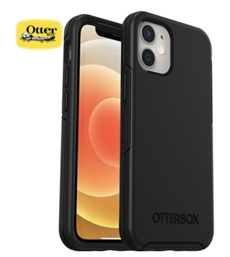 כיסוי OTTER ל IPHONE 12 MINI דגם SYMMETRY MAGSAFE שחור