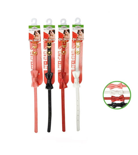 קולר עם פפיון לכלב קטן 