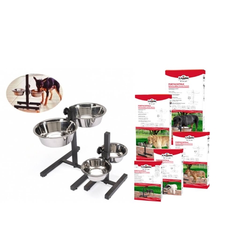 סטנד כפול לקערות מתכוונן 21 ס