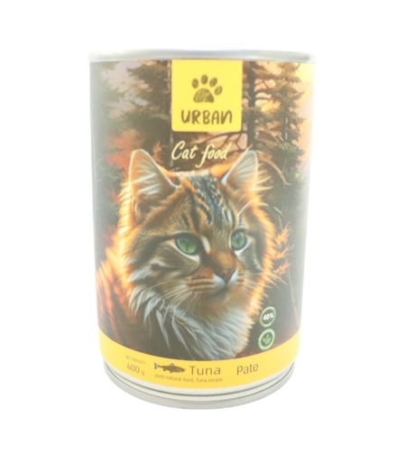 שימורי פטה לחתול בטעם טונה- אורבן