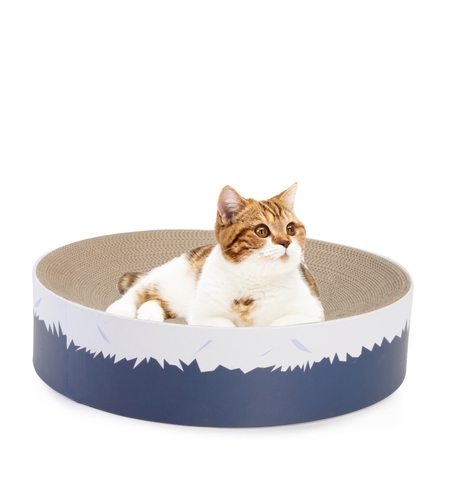 קרטון גירוד מקומר לחתול בשני גדלים