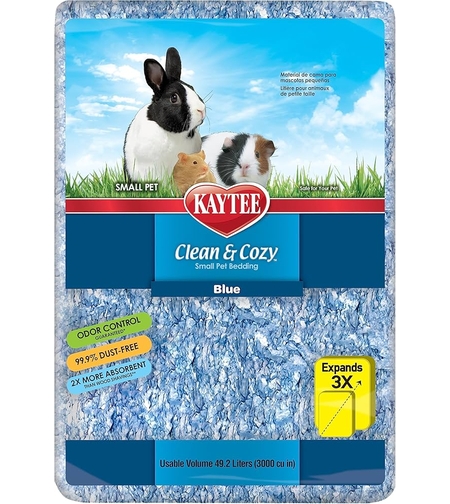 מצע נייר טבעי כחול למכרסמים – חברת קייטי (Kaytee) אריזת חיסכון