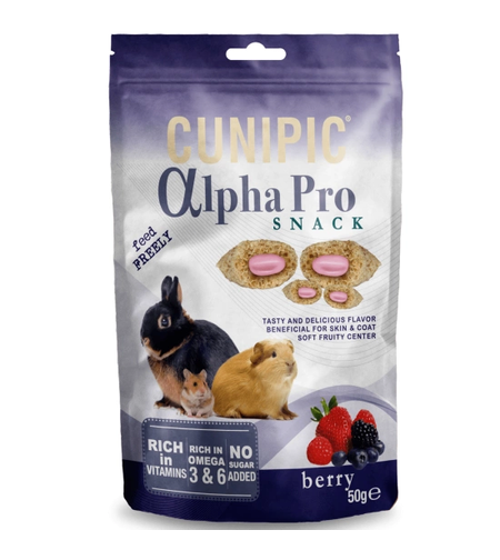 חטיף אוכמניות למכרסמים – קוניפיק (Cunipic)