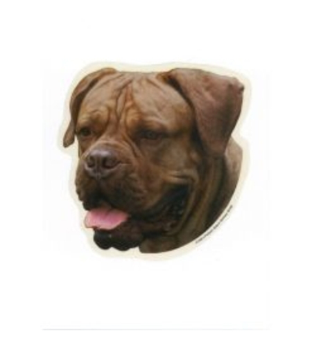 זוג מדבקות לרכב- דוג דה בורדו