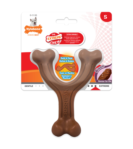 נשכן ניילבון (Nylabone) בצורת עצם בריח – מידה S