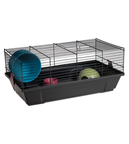 כלוב מכרסמים מאובזר 50,5x28x21cm