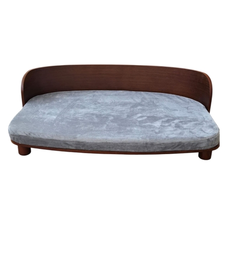 מיטת עץ עם כרית - 85X56