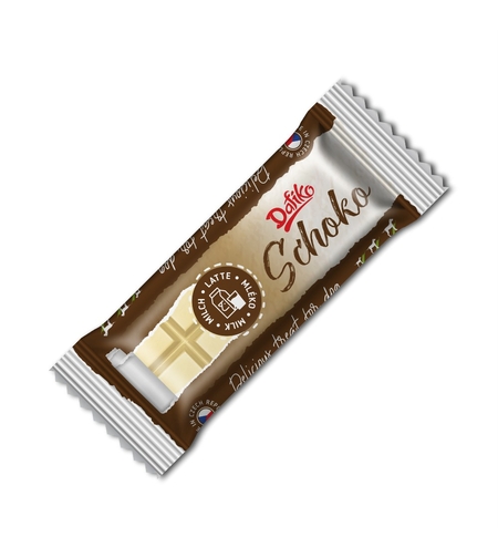 טבלת שוקולד לבן לכלב