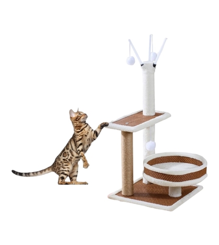 מתקן גירוד לחתול 40X40X80