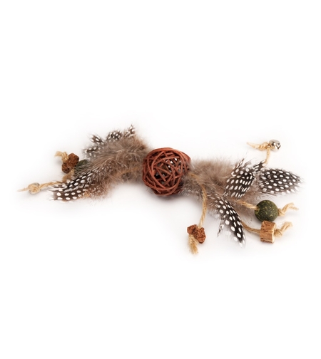 צעצוע מטאטבי לחתול עם יוטה ופעמון