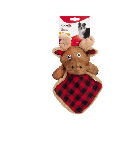 צעצוע בד - אייל עם שמיכה מצפצף