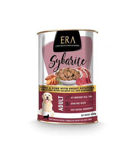 שימור ארה ERA לכלב - טונה, חזיר ובטטה מתוקה