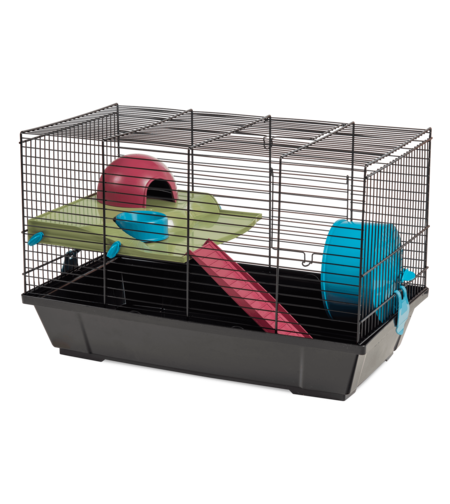 כלוב מכרסמים מאובזר 50,5X28X32cm