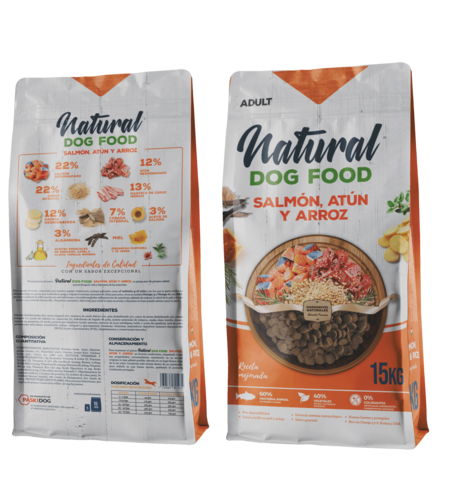 נטורל - מזון לכלבים על בסיס סלמון וטונה 4 ק