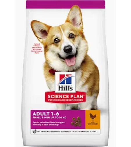 הילס לכלב בוגר גזע קטן על בסיס עוף- 6 ק