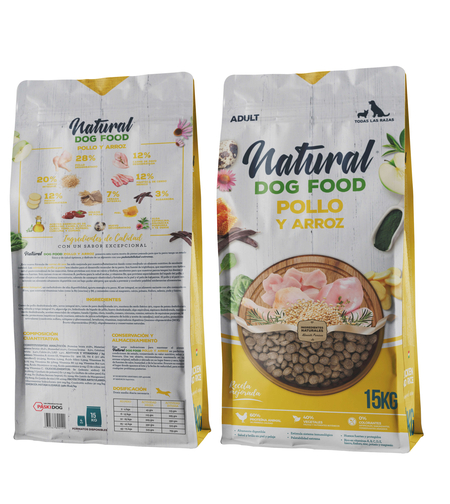 נטורל - מזון לכלבים על בסיס עוף והודו 15 ק