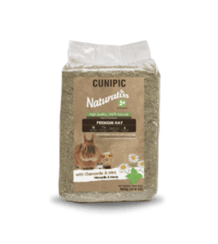 קוניפיק חציר פרימיום עם קמומיל ומנטה